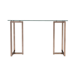 Holly Martin Haxor Writing Desk Midcentury Modern Style Champagne Ho9783