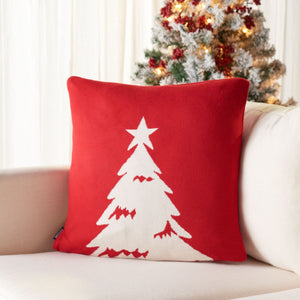Miracle Pillow: Festive Holiday Accent for Contemporary Interiors with Charming Christmas Tree Design