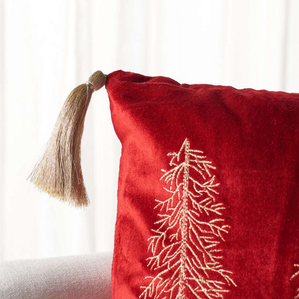 Safavieh Holiday Tree Pillow HOL4001A-1624