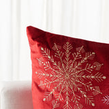 Safavieh Cinthia Snowflake Pillow HOL4002B-1624