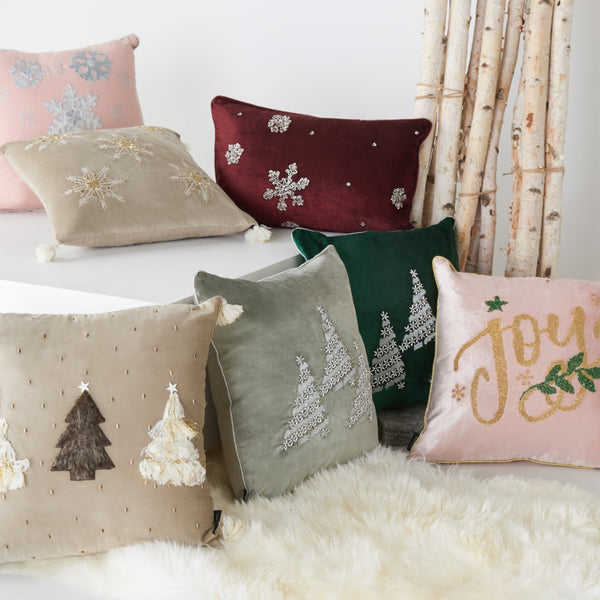 Safavieh Falling Snow Pillow HOL4013B-1220