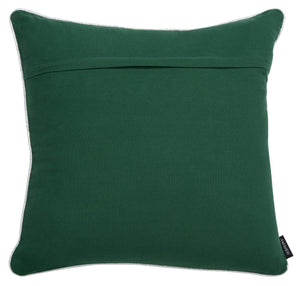 Winter Tree Pillow - Festive Holiday Decor with Beaded Stars and Charming Christmas Trees Design