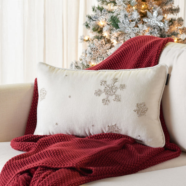 Safavieh Falling Snow Pillow HOL4013A-1220