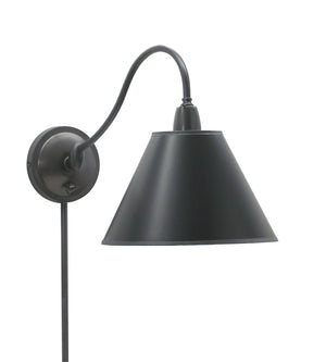 Hyde Park Wall Lamp Oil Rubbed Bronze w/Black Parchment