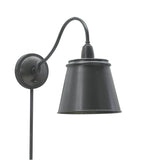 Hyde Park Wall Lamp Oil Rubbed Bronze w/Metal Shade