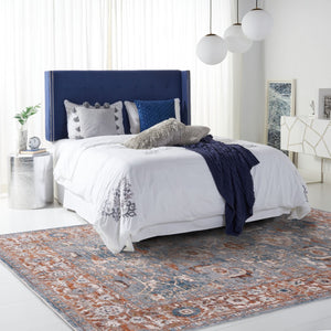 Safavieh Heirloom 720 Power Loomed 75% Polyester/25% Viscose Traditional Rug HRL720F-9