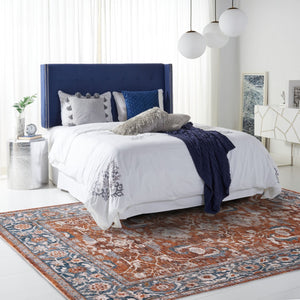 Safavieh Heirloom 720 Power Loomed 75% Polyester/25% Viscose Traditional Rug HRL720P-9