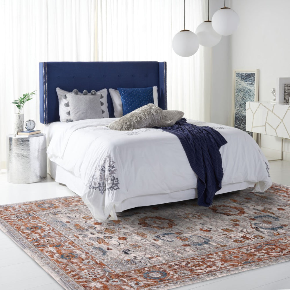 Safavieh Heirloom 722 Power Loomed 75% Polyester/25% Viscose Traditional Rug HRL722A-9