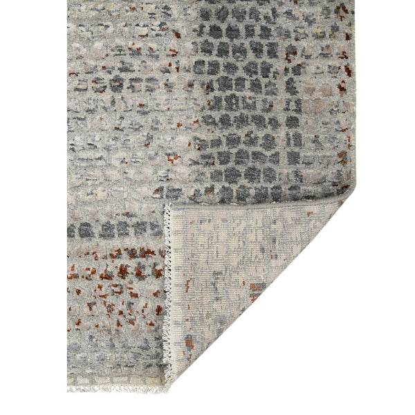 AMER Rugs Hermitage HRM-8 Hand-Knotted Abstract Modern & Contemporary Area Rug Light Gray 10' x 14'