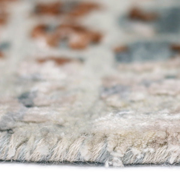 AMER Rugs Hermitage HRM-8 Hand-Knotted Abstract Modern & Contemporary Area Rug Light Gray 10' x 14'