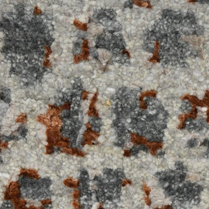 AMER Rugs Hermitage HRM-8 Hand-Knotted Abstract Modern & Contemporary Area Rug Light Gray 10' x 14'