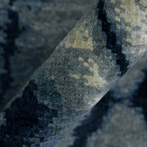 AMER Rugs Hermitage HRM-9 Hand-Knotted Abstract Modern & Contemporary Area Rug Blue Sapphire 10' x 14'
