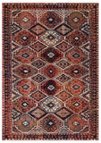 Herat 300 Herat 315 Traditional Power Loomed Polypropylene Pile Rug Rust / Creme