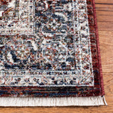 Herat 300 Herat 321 Traditional Power Loomed Polypropylene Pile Rug Red / Ivory