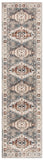 Herat 300 Herat 355 Traditional Power Loomed Polypropylene Pile Rug Grey / Cream