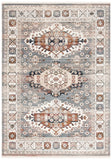 Herat 300 Herat 355 Traditional Power Loomed Polypropylene Pile Rug Grey / Cream