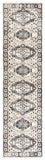Herat 300 Herat 356 Traditional Power Loomed Polypropylene Pile Rug Ivory / Grey