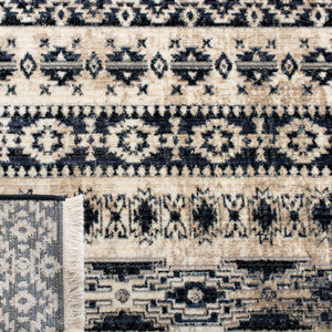 Safavieh Herat 370 Power Loomed 65% Polypropylene/30% Cotton/5% Polyester Traditional Rug HRT370G-7R