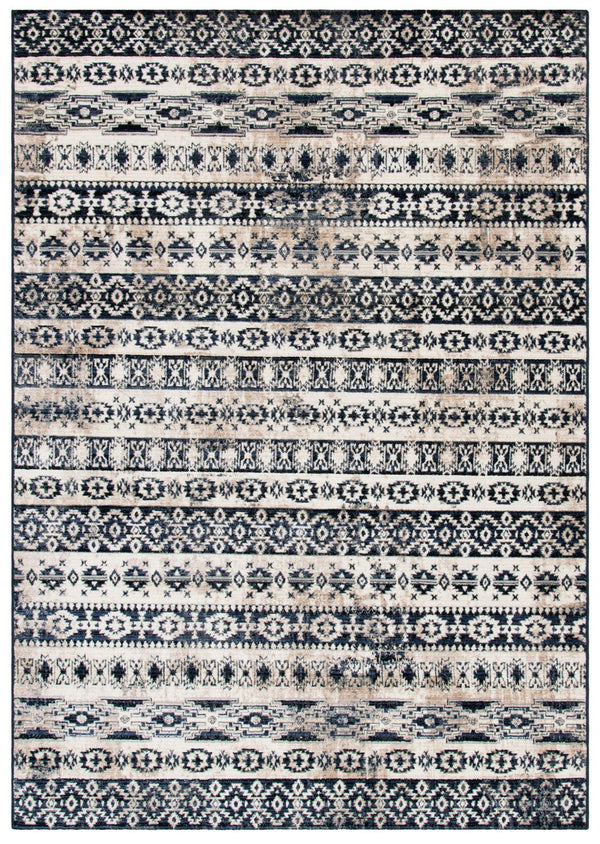 Safavieh Herat 370 Power Loomed 65% Polypropylene/30% Cotton/5% Polyester Traditional Rug HRT370G-7R