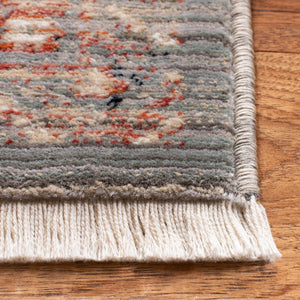 Herat 300 Herat 379 Traditional Power Loomed Polypropylene Pile Rug Grey / Cream