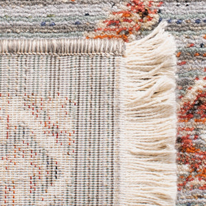 Herat 300 Herat 379 Traditional Power Loomed Polypropylene Pile Rug Grey / Cream