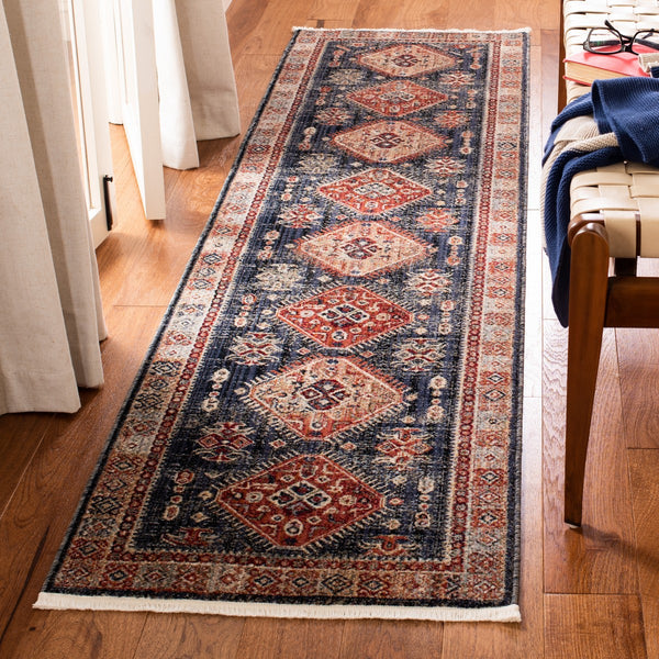 Herat 300 Herat 379 Traditional Power Loomed Polypropylene Pile Rug Rust / Black