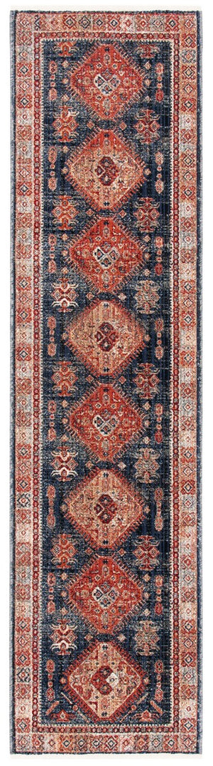 Herat 300 Herat 379 Traditional Power Loomed Polypropylene Pile Rug Rust / Black