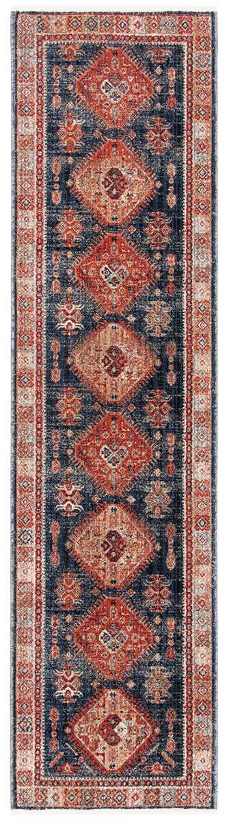 Herat 300 Herat 379 Traditional Power Loomed Polypropylene Pile Rug Rust / Black