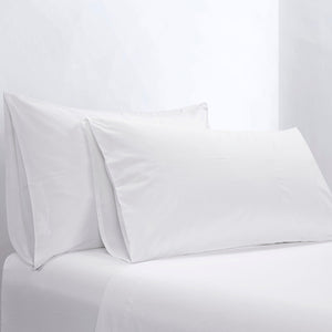 HiEnd Accents 350TC Sateen Sheet Set HS2001SS-FL-WH White Face and Back: 100% cotton 80.0 x 100.0