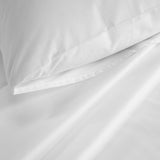 HiEnd Accents 350TC Sateen Sheet Set HS2001SS-TW-WH White Face and Back: 100% cotton 66.0 x 96.0