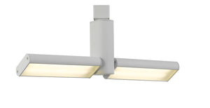 Cal Lighting Dimmable 35W Intergrated LED Track Fixture. Lumen 2850, 4000K HT-634-2-WH White HT-634-2-WH