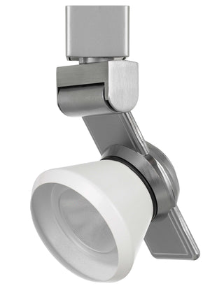 Cal Lighting 12W Dimmable Integrated LED Track Fixture, 750 Lumen, 90 Cri HT-999BS-CONEWH Brushed Steel HT-999BS-CONEWH