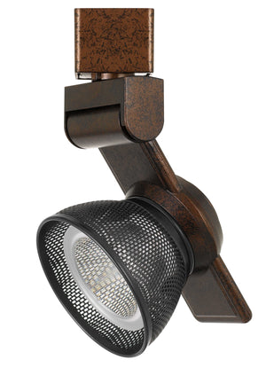 Cal Lighting 12W Dimmable Integrated LED Track Fixture, 750 Lumen, 90 Cri HT-999RU-MESHDB Rust HT-999RU-MESHDB