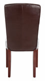 Safavieh Ken 19''H Leather Side Chair (Set Of 2)  HUD8200A-SET2