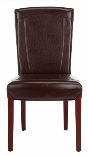 Safavieh Ken 19''H Leather Side Chair (Set Of 2)  HUD8200A-SET2