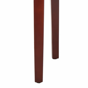 Safavieh Ken 19''H Leather Side Chair (Set Of 2)  HUD8200A-SET2