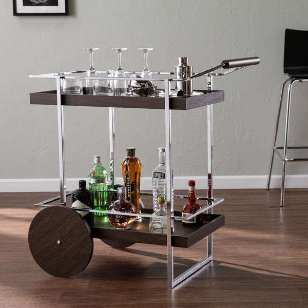Sei Furniture Dorben Rolling Bar Cart Hz1115440