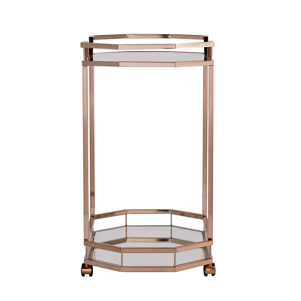 Sei Furniture Ari Art Deco Bar Cart Hz2011
