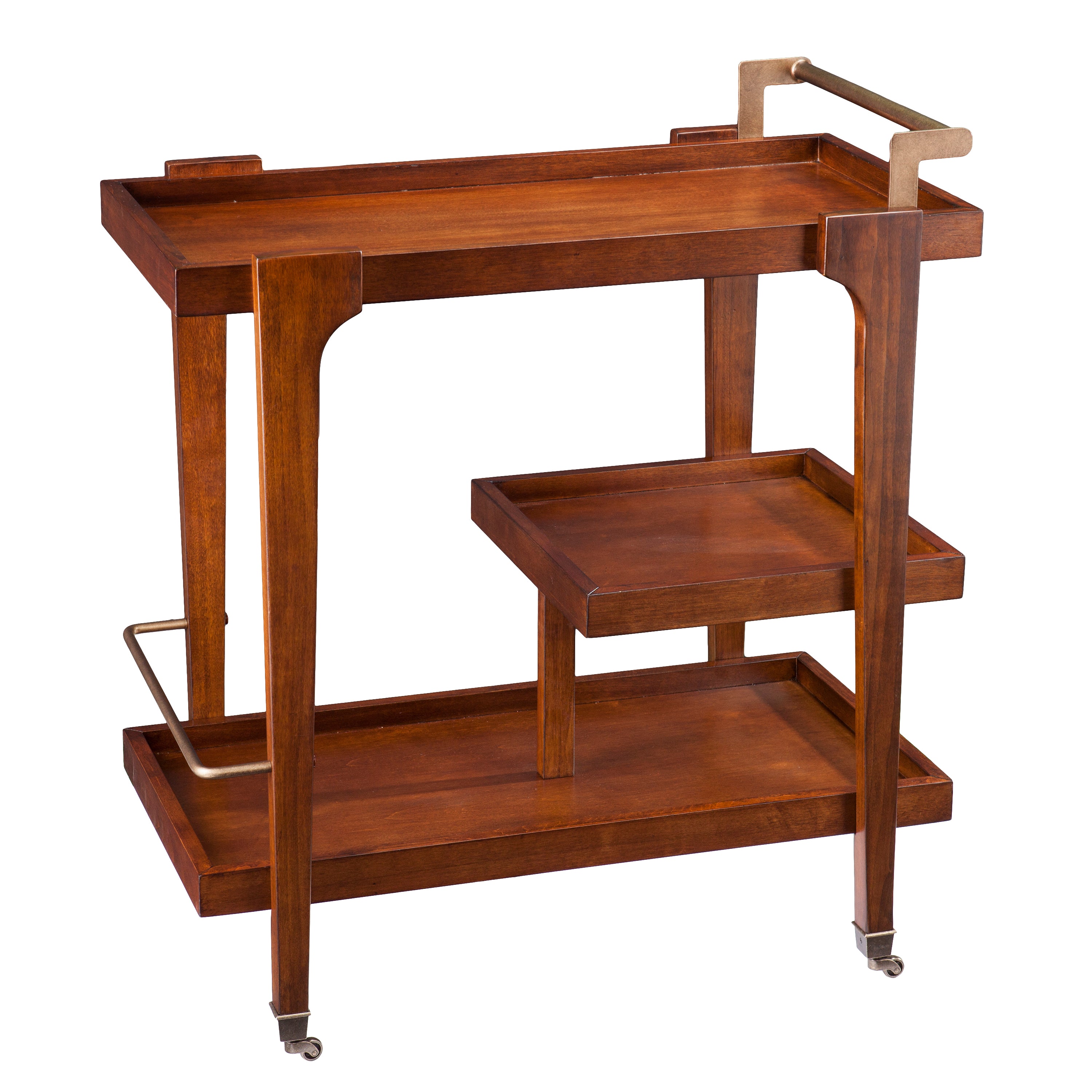Zhori Midcentury Modern Bar Cart - Thumbnail 5