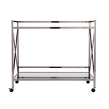 Sei Furniture Maxton Silver Bar Cart Hz2040