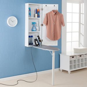 Sei Furniture Rowden Wall Mount Ironing Center Hz3480