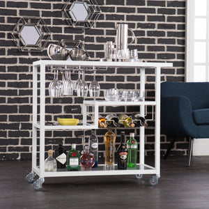 Holly Martin Zephs Bar Cart White Hz8818