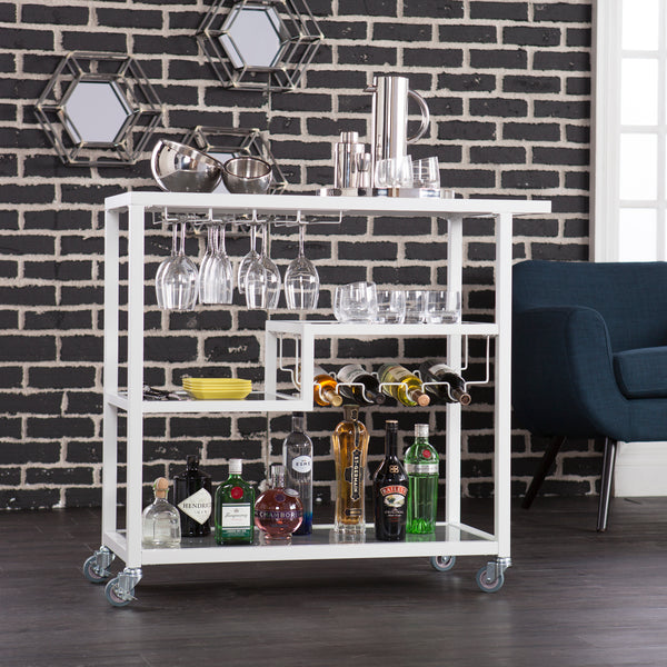 Holly Martin Zephs Bar Cart White Hz8818
