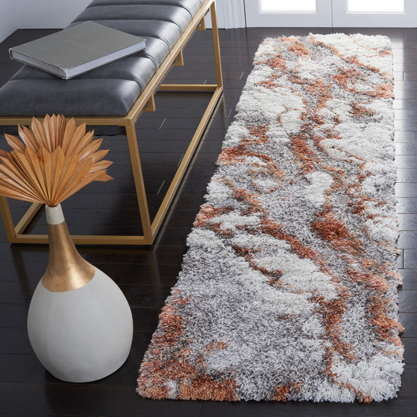 Safavieh Horizon Shag 890 Power Loomed Polypropylene Pile Rug HZN890P-8SQ