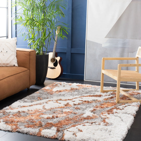 Safavieh Horizon Shag 890 Power Loomed Polypropylene Pile Rug HZN890P-8SQ