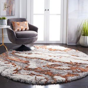 Safavieh Horizon Shag 890 Power Loomed Polypropylene Pile Rug HZN890P-8SQ