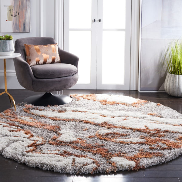Safavieh Horizon Shag 890 Power Loomed Polypropylene Pile Rug HZN890P-8SQ