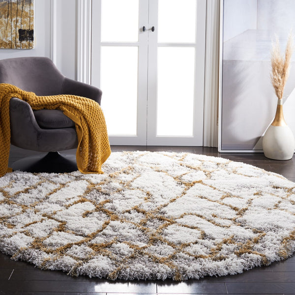 Safavieh Horizon Shag 894 Power Loomed Polypropylene Pile Rug HZN894D-8SQ