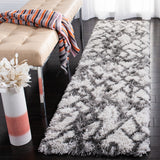 Horizon Shag 800 Horizon Shag 894 Shag & Flokati Power Loomed Polypropylene Pile Rug Grey / Ivory