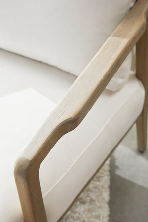 Essentials for Living Bella Antique Harbor Club Chair 8049.SGRY-OAK/LPPRL